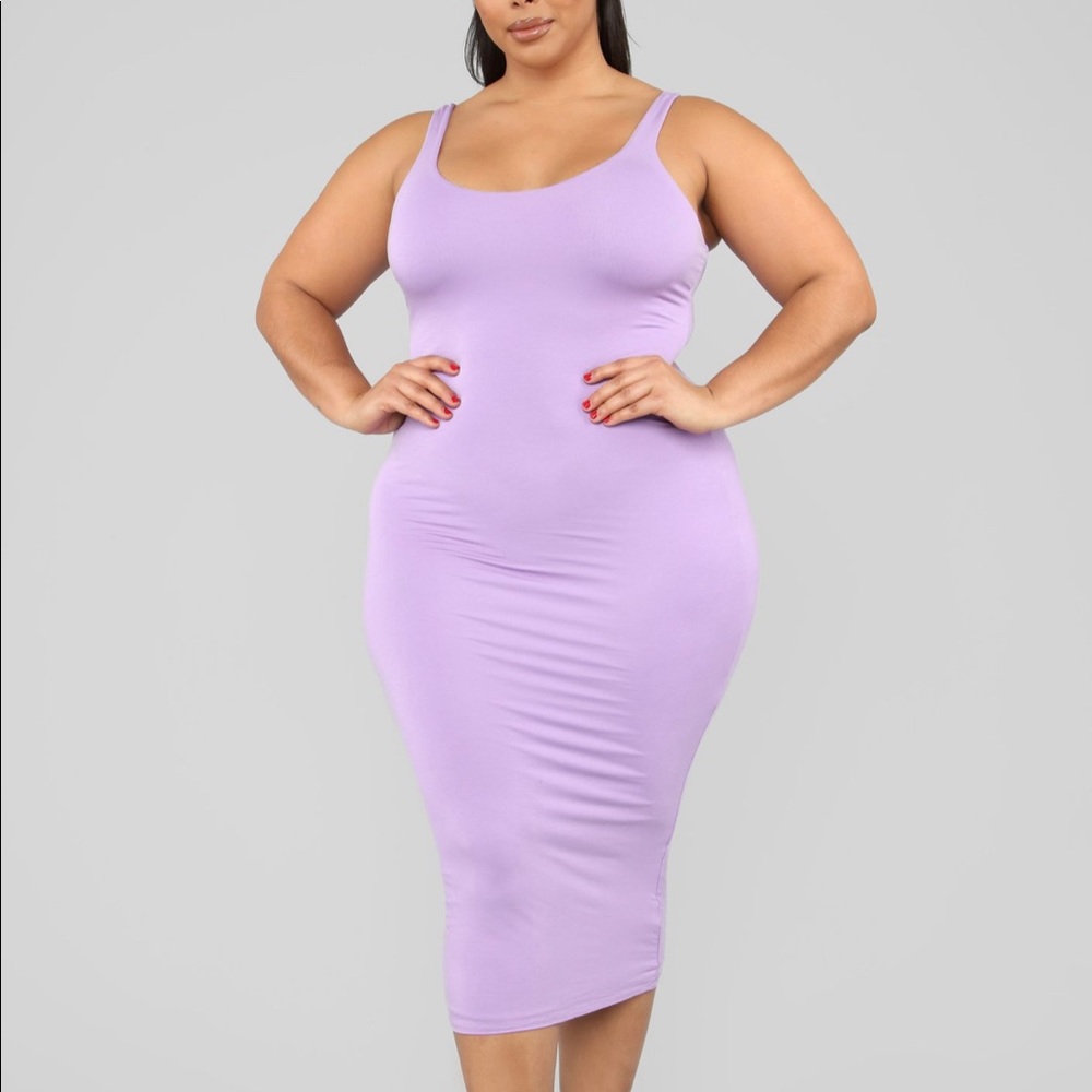 SOLD -Tank Midi Dress